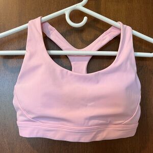 Athleta Ultimate sports bra. Ballet pink, size S.